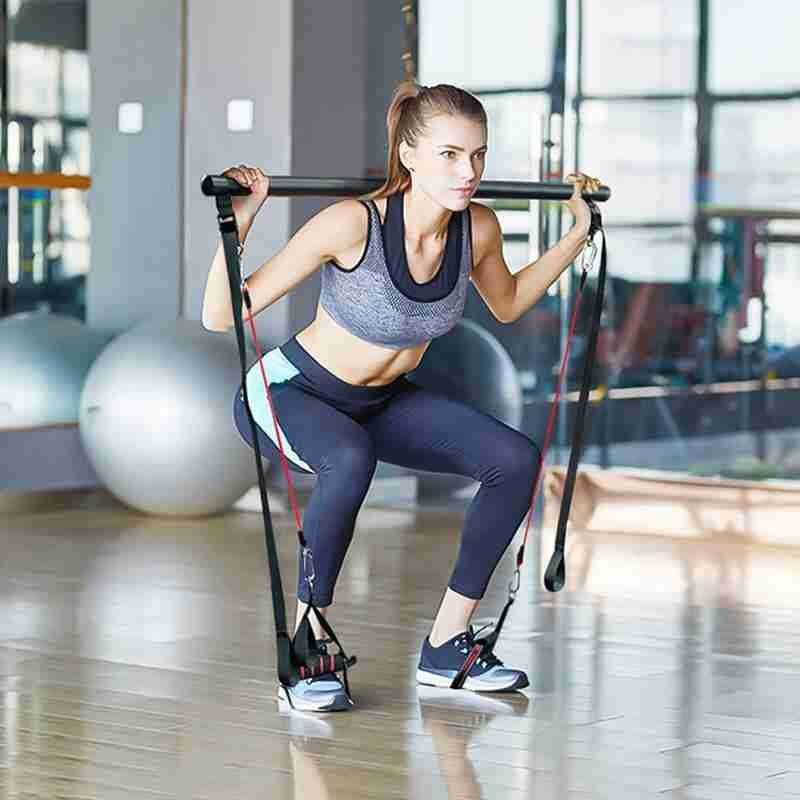 Portable Pilates Bar Resistance Kit