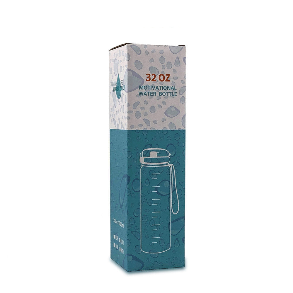 Tritan Motivational Time Marked Bottle