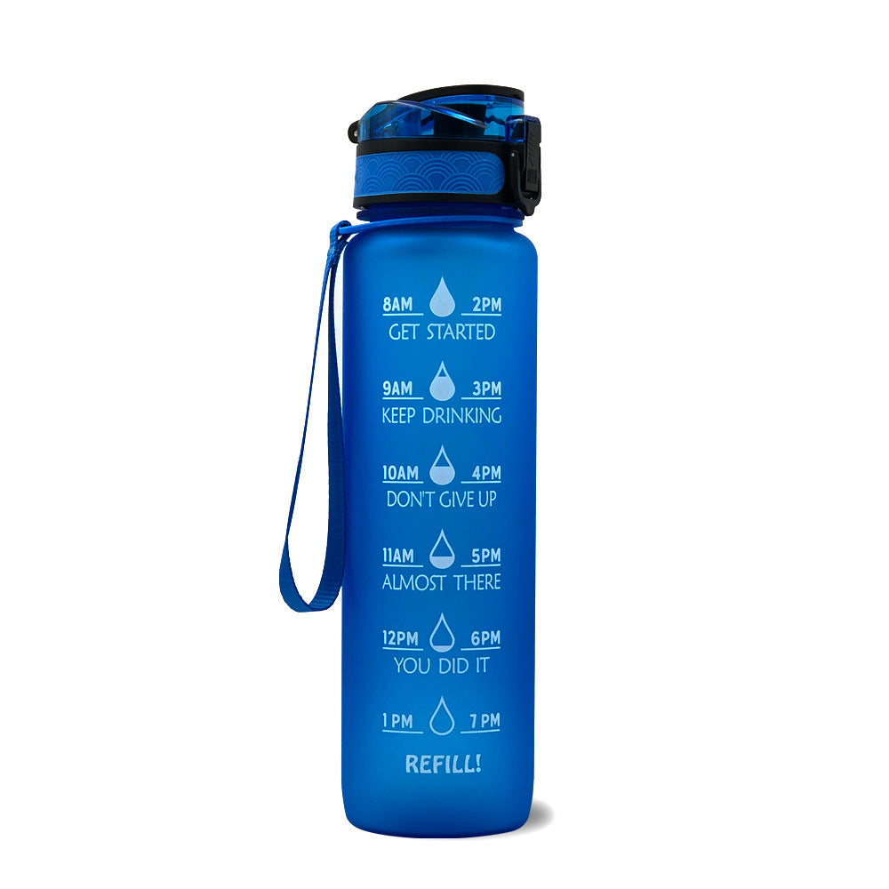 Tritan Motivational Time Marked Bottle