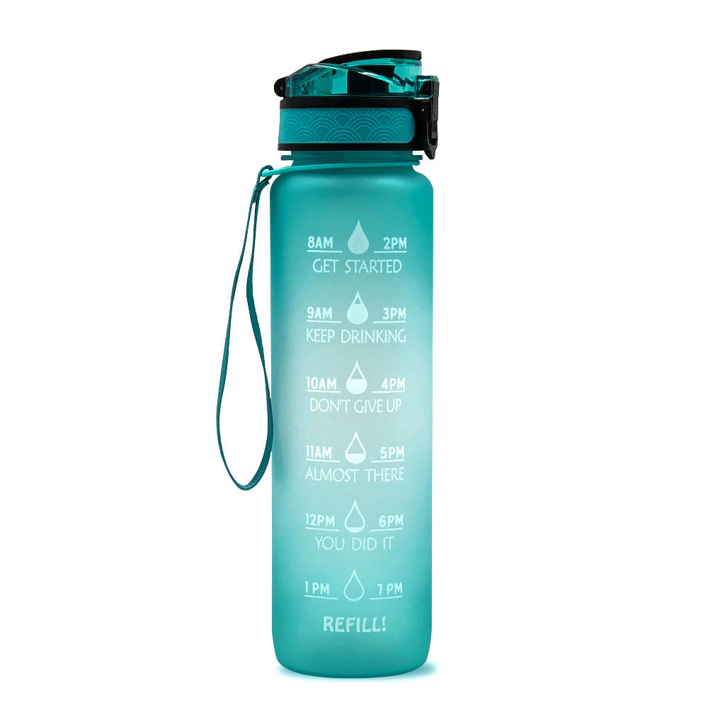 Tritan Motivational Time Marked Bottle