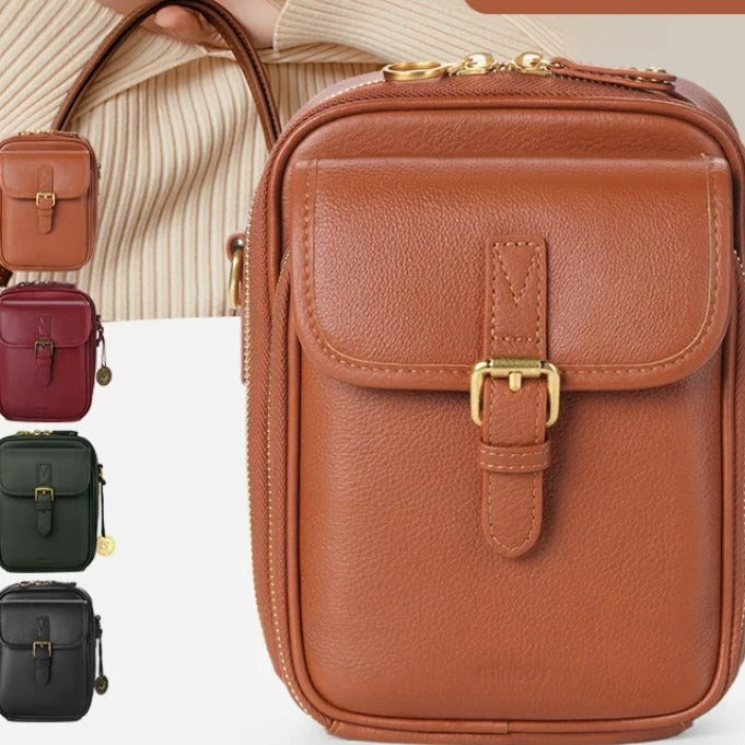 Vintage Large Capacity Messenger Backpack