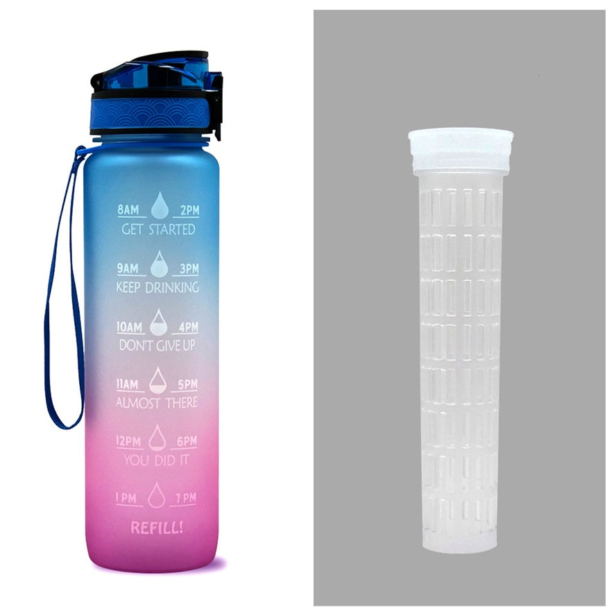 Tritan Motivational Time Marked Bottle