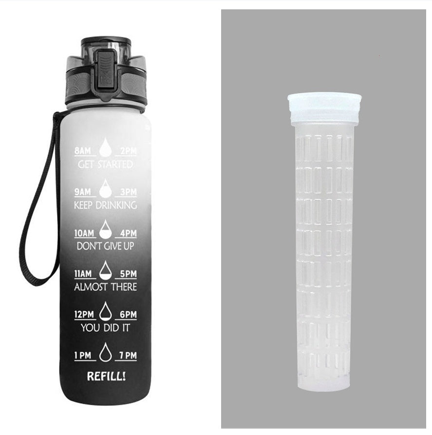 Tritan Motivational Time Marked Bottle