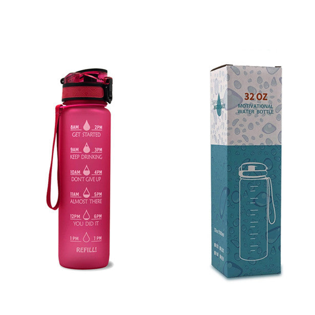 Tritan Motivational Time Marked Bottle