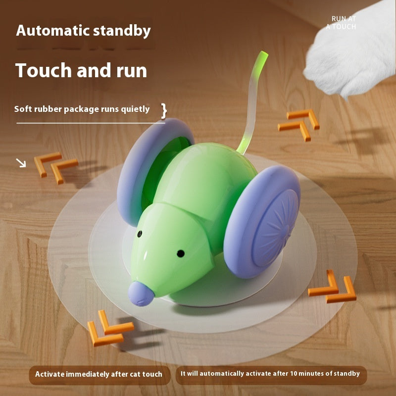 Cat Running Car Self-Hi Relieving Stuffy Electric Toy