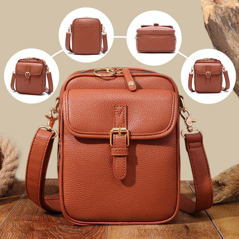 Vintage Large Capacity Messenger Backpack
