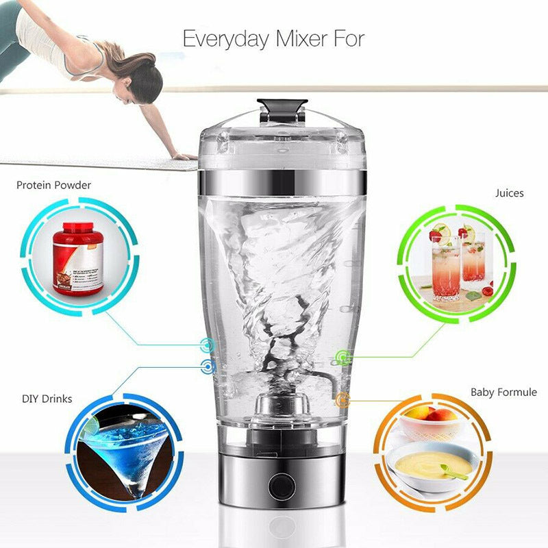 Electric USB Protein Shaker Bottle