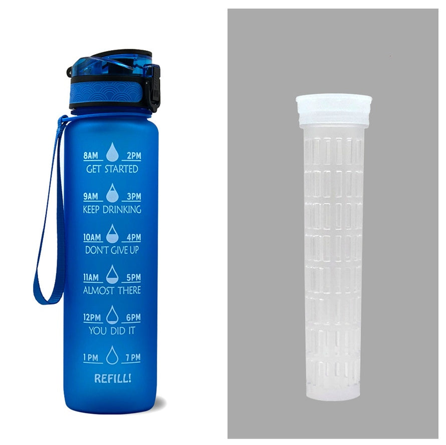Tritan Motivational Time Marked Bottle