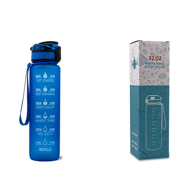 Tritan Motivational Time Marked Bottle