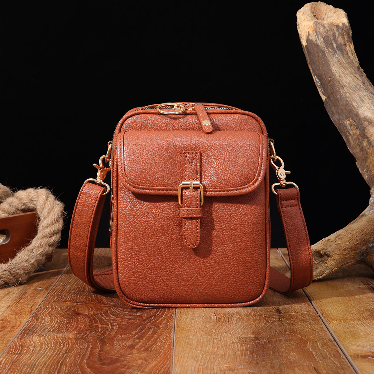 Vintage Large Capacity Messenger Backpack
