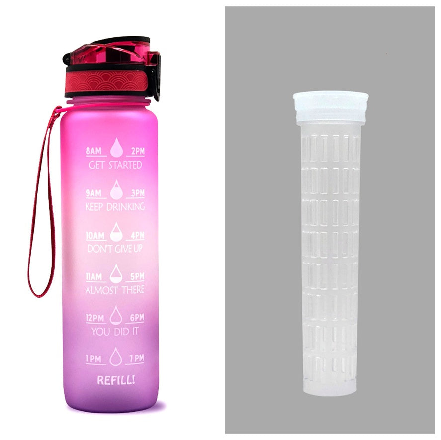 Tritan Motivational Time Marked Bottle