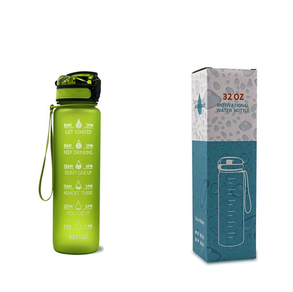 Tritan Motivational Time Marked Bottle