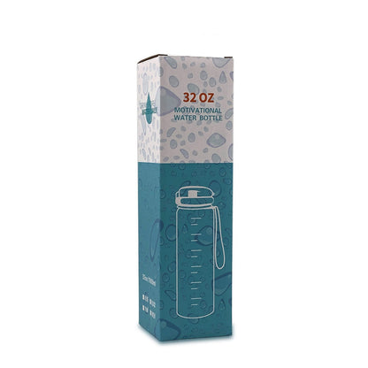 Tritan Motivational Time Marked Bottle