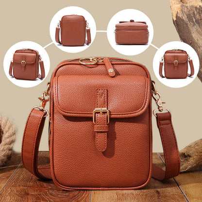 Vintage Large Capacity Messenger Backpack