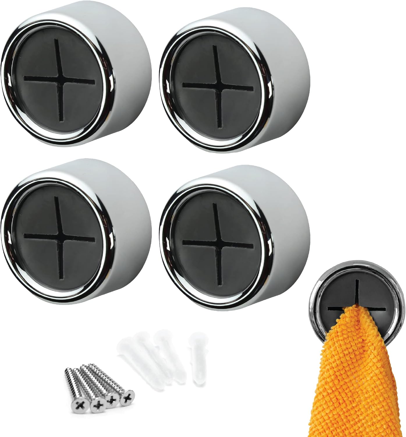Durable wall-mounted towel hook
