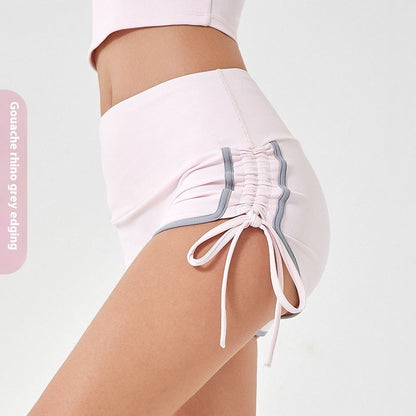 High Elastic Drawstring Sports Shorts