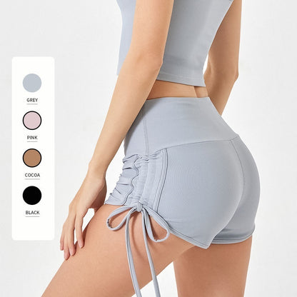 High Elastic Drawstring Sports Shorts